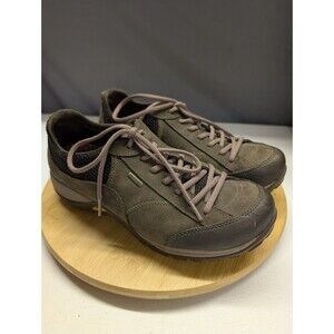 Dansko Sneakers Women's 10.5-11 Paisley Taupe Suede Vibram Waterproof Size EU 41